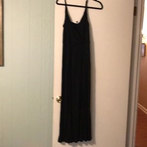 Black maxi dress